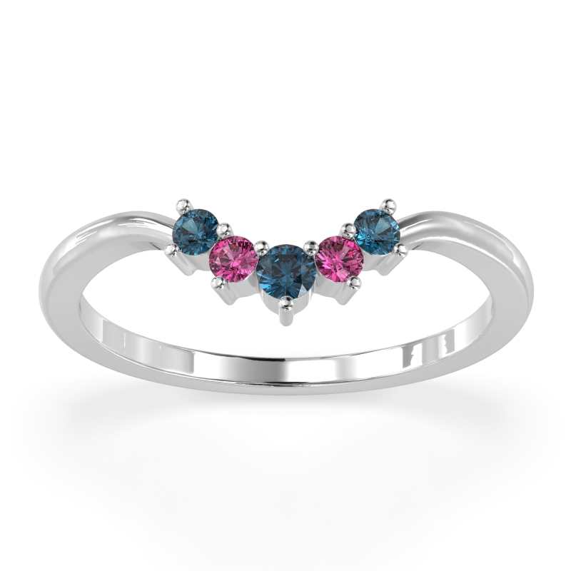 Curved Minimalist Wedding Pala Band
