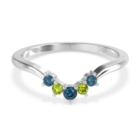 Curved Minimalist Wedding Pala Band