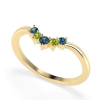 Curved Minimalist Wedding Pala Band