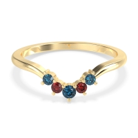 Curved Minimalist Wedding Pala Band