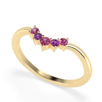 Curved Minimalist Wedding Pala Band