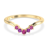 Curved Minimalist Wedding Pala Band
