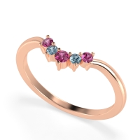 Curved Minimalist Wedding Pala Band