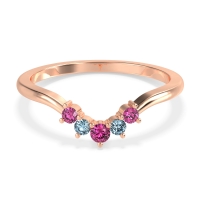 Curved Minimalist Wedding Pala Band