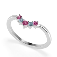Curved Minimalist Wedding Pala Band
