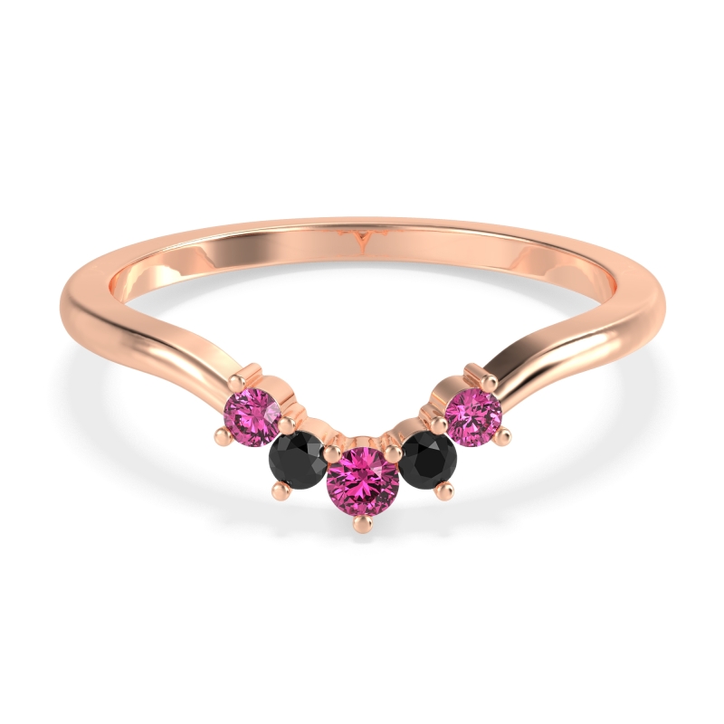 Curved Minimalist Wedding Pala Band