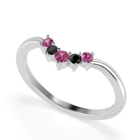 Curved Minimalist Wedding Pala Band