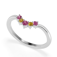 Curved Minimalist Wedding Pala Band