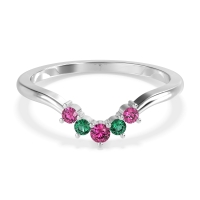 Curved Minimalist Wedding Pala Band