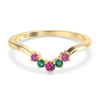 Curved Minimalist Wedding Pala Band