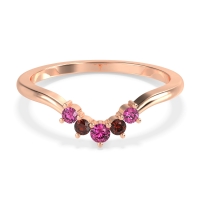 Curved Minimalist Wedding Pala Band