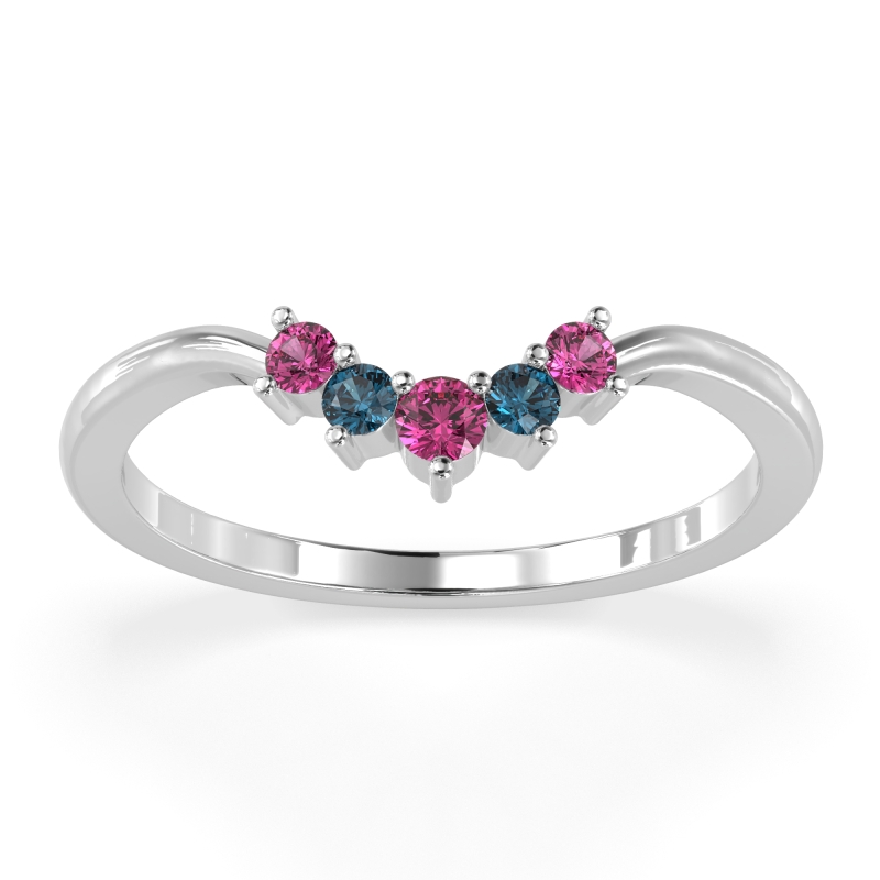 Curved Minimalist Wedding Pala Band