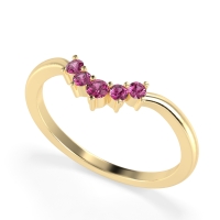 Curved Minimalist Wedding Pala Band