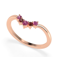 Curved Minimalist Wedding Pala Band