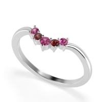 Curved Minimalist Wedding Pala Band