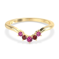 Curved Minimalist Wedding Pala Band