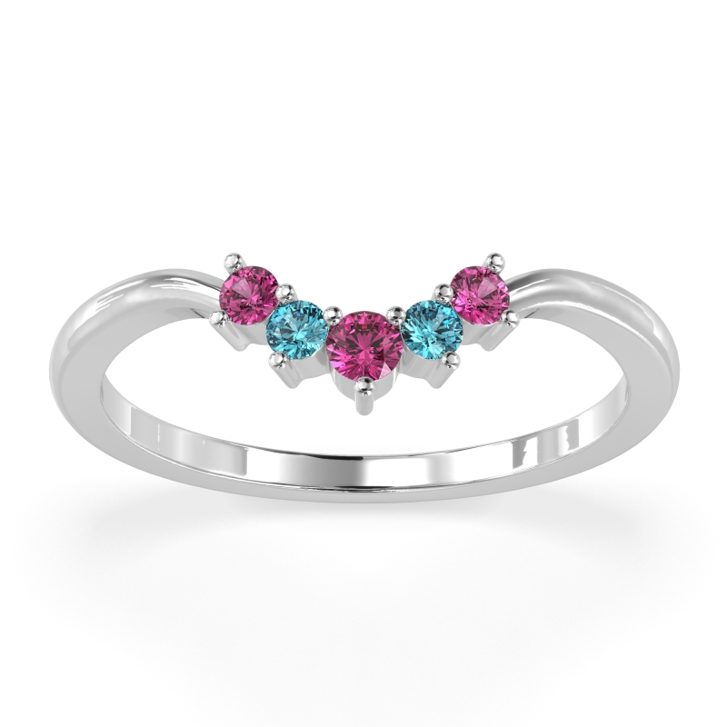 Curved Minimalist Wedding Pala Band