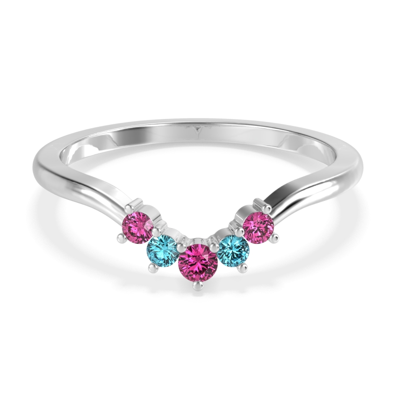 Curved Minimalist Wedding Pala Band