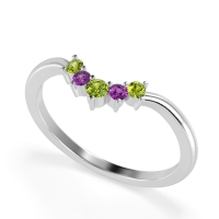 Curved Minimalist Wedding Pala Band