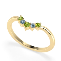 Curved Minimalist Wedding Pala Band