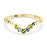 Curved Minimalist Wedding Pala Band