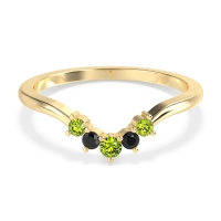 Curved Minimalist Wedding Pala Band