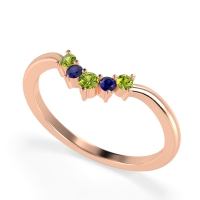 Curved Minimalist Wedding Pala Band