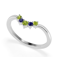 Curved Minimalist Wedding Pala Band