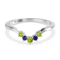 Curved Minimalist Wedding Pala Band