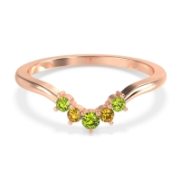 Curved Minimalist Wedding Pala Band