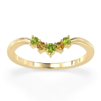 Curved Minimalist Wedding Pala Band