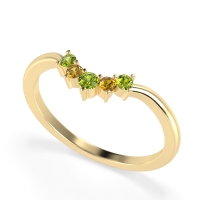 Curved Minimalist Wedding Pala Band