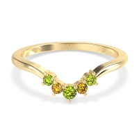 Curved Minimalist Wedding Pala Band