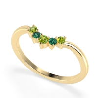 Curved Minimalist Wedding Pala Band