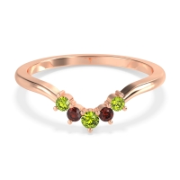 Curved Minimalist Wedding Pala Band