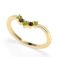Curved Minimalist Wedding Pala Band