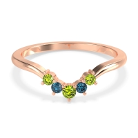 Curved Minimalist Wedding Pala Band