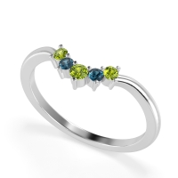 Curved Minimalist Wedding Pala Band