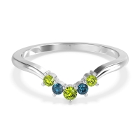 Curved Minimalist Wedding Pala Band