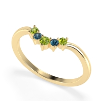 Curved Minimalist Wedding Pala Band