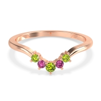 Curved Minimalist Wedding Pala Band