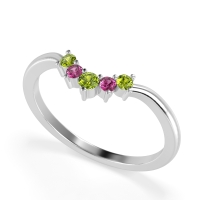Curved Minimalist Wedding Pala Band