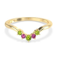 Curved Minimalist Wedding Pala Band