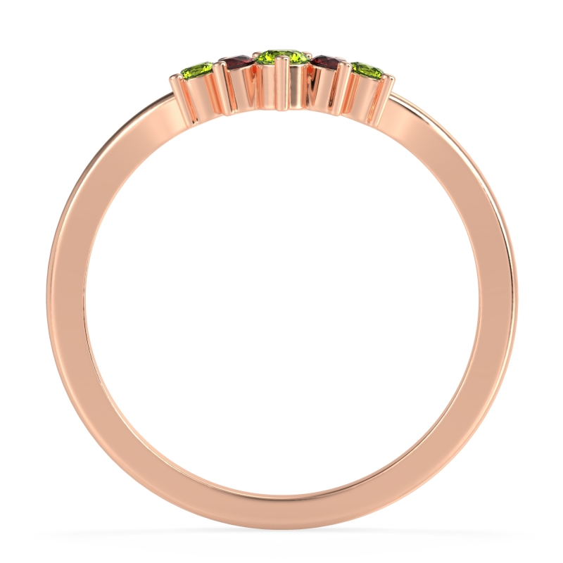 Curved Minimalist Wedding Pala Band