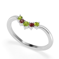 Curved Minimalist Wedding Pala Band