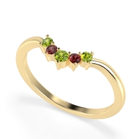 Curved Minimalist Wedding Pala Band
