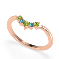 Curved Minimalist Wedding Pala Band