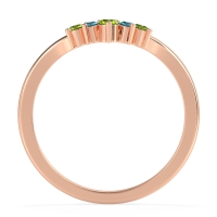 Curved Minimalist Wedding Pala Band