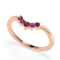 Curved Minimalist Wedding Pala Band