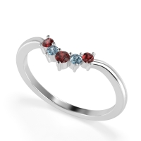Curved Minimalist Wedding Pala Band